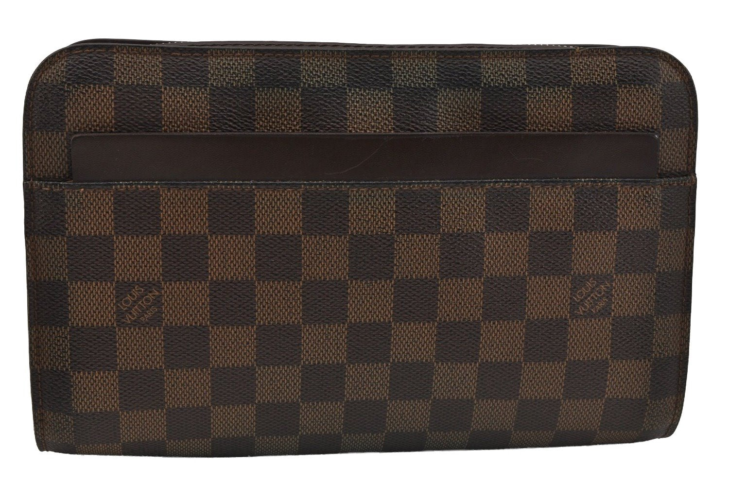 Authentic Louis Vuitton Damier Saint Louis Clutch Hand Bag Purse N51993 LV 1716J
