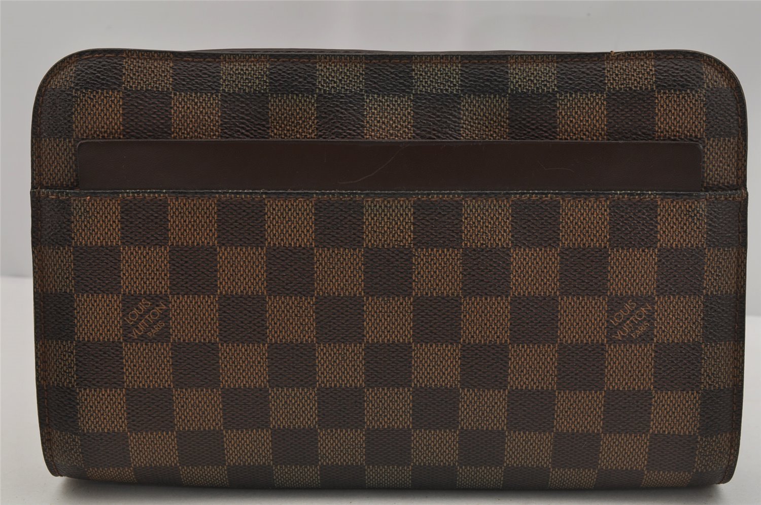 Authentic Louis Vuitton Damier Saint Louis Clutch Hand Bag Purse N51993 LV 1716J