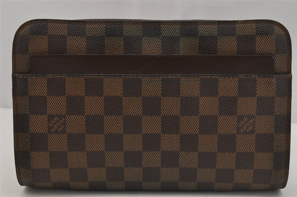 Authentic Louis Vuitton Damier Saint Louis Clutch Hand Bag Purse N51993 LV 1716J