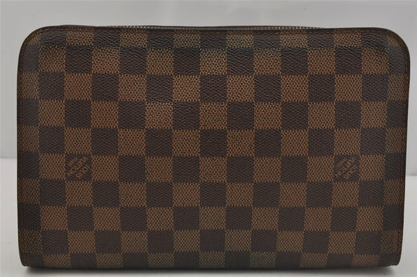 Authentic Louis Vuitton Damier Saint Louis Clutch Hand Bag Purse N51993 LV 1716J