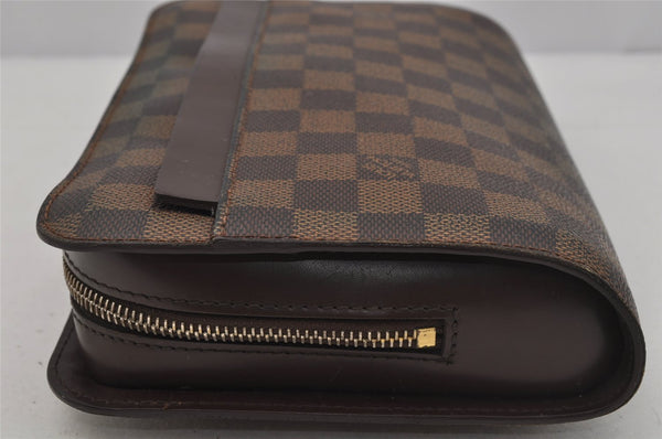 Authentic Louis Vuitton Damier Saint Louis Clutch Hand Bag Purse N51993 LV 1716J