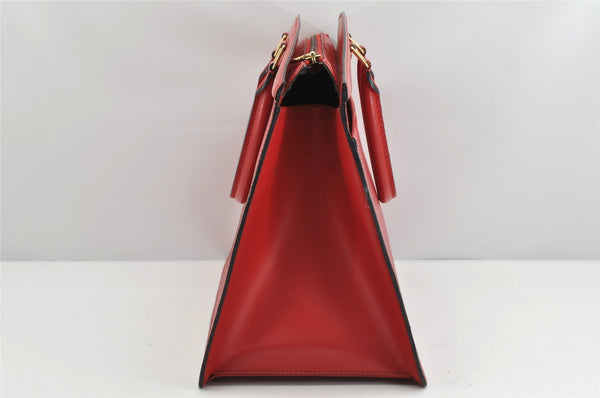 Authentic Louis Vuitton Epi Riviera Hand Bag Red M48187 LV Junk 1716K