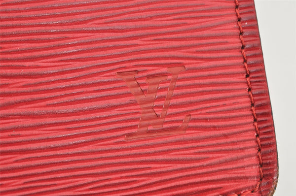 Authentic Louis Vuitton Epi Riviera Hand Bag Red M48187 LV Junk 1716K
