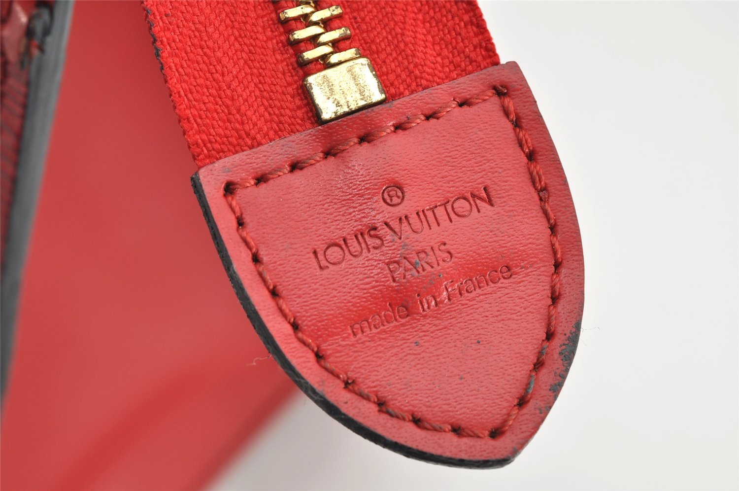 Authentic Louis Vuitton Epi Riviera Hand Bag Red M48187 LV Junk 1716K