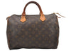 Authentic Louis Vuitton Monogram Speedy 30 Hand Boston Bag M41526 LV 1717J