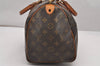 Authentic Louis Vuitton Monogram Speedy 30 Hand Boston Bag M41526 LV 1717J