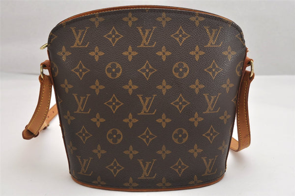 Authentic Louis Vuitton Monogram Drouot Shoulder Cross Body Bag M51290 LV 1717K