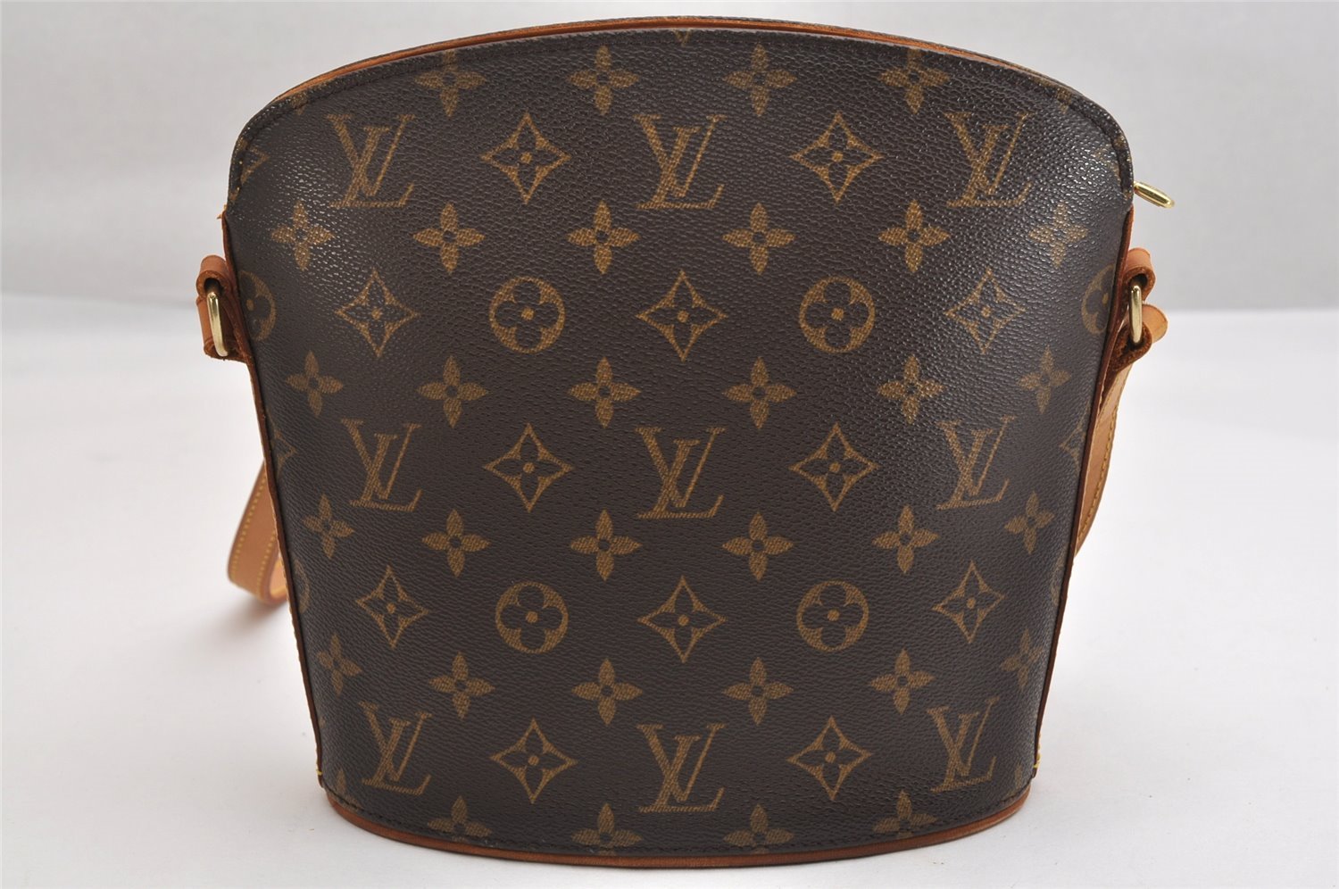 Authentic Louis Vuitton Monogram Drouot Shoulder Cross Body Bag M51290 LV 1717K