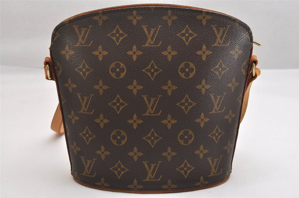 Authentic Louis Vuitton Monogram Drouot Shoulder Cross Body Bag M51290 LV 1717K