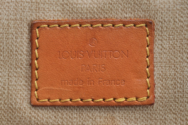 Authentic Louis Vuitton Monogram Trouville Hand Bag Purse M42228 LV 1718I