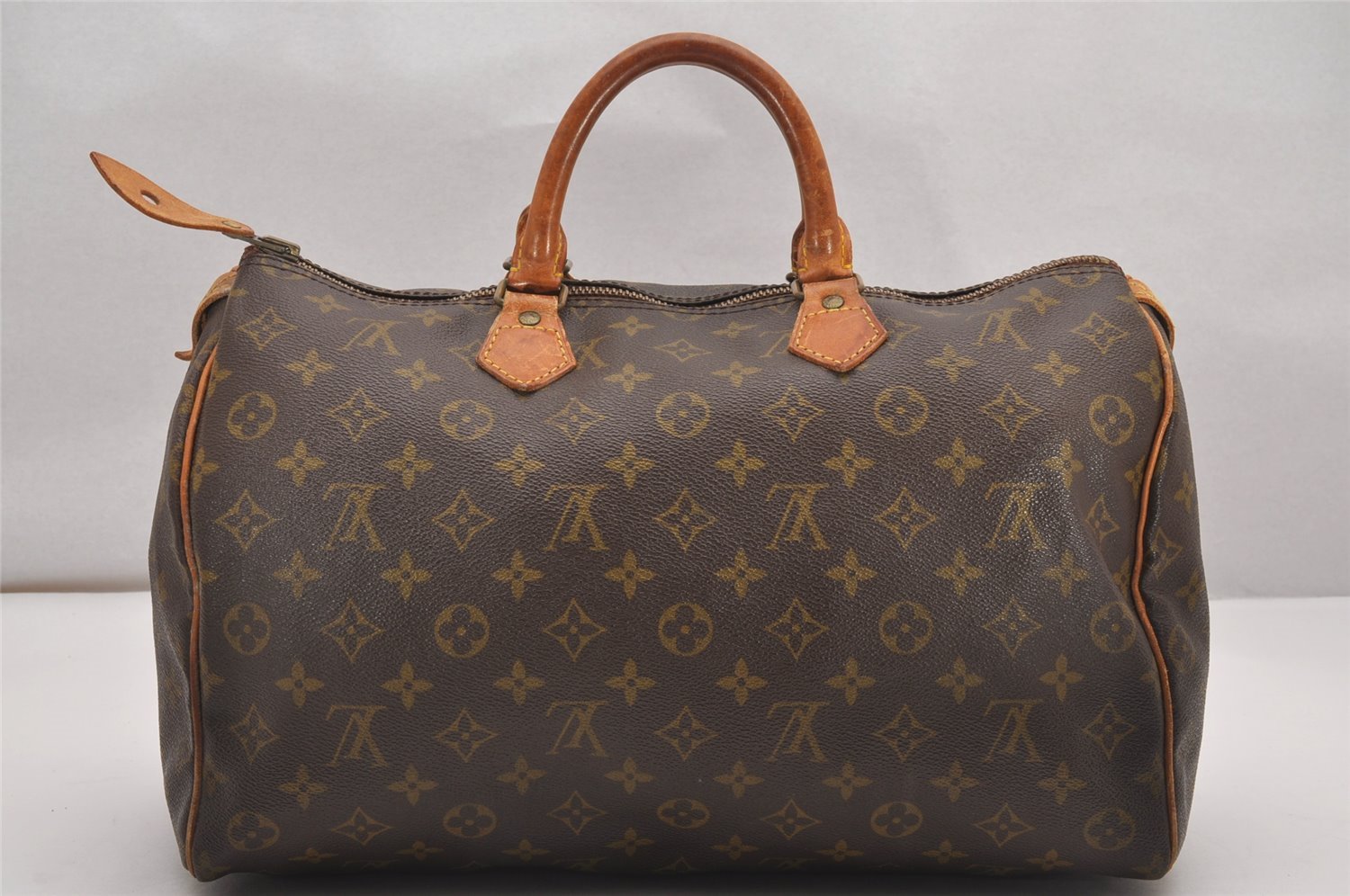 Authentic Louis Vuitton Monogram Speedy 35 Hand Boston Bag Old Model LV 1718J