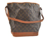 Authentic Louis Vuitton Monogram Noe Shoulder Drawstring Bag M42224 LV 1718K
