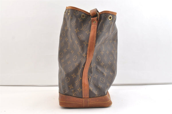 Authentic Louis Vuitton Monogram Noe Shoulder Drawstring Bag M42224 LV 1718K