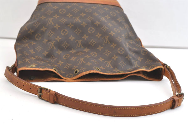 Authentic Louis Vuitton Monogram Noe Shoulder Drawstring Bag M42224 LV 1718K
