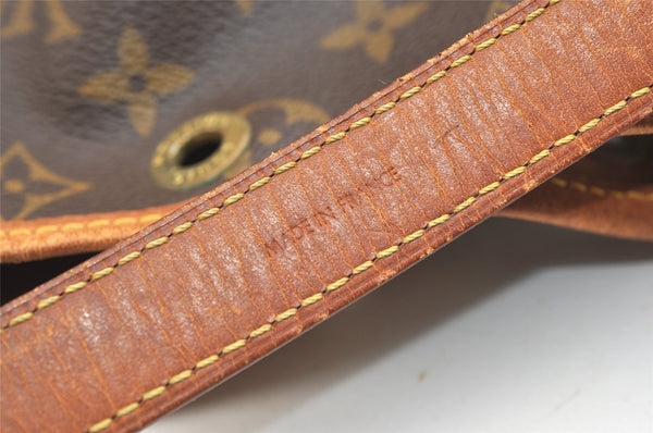 Authentic Louis Vuitton Monogram Noe Shoulder Drawstring Bag M42224 LV 1718K