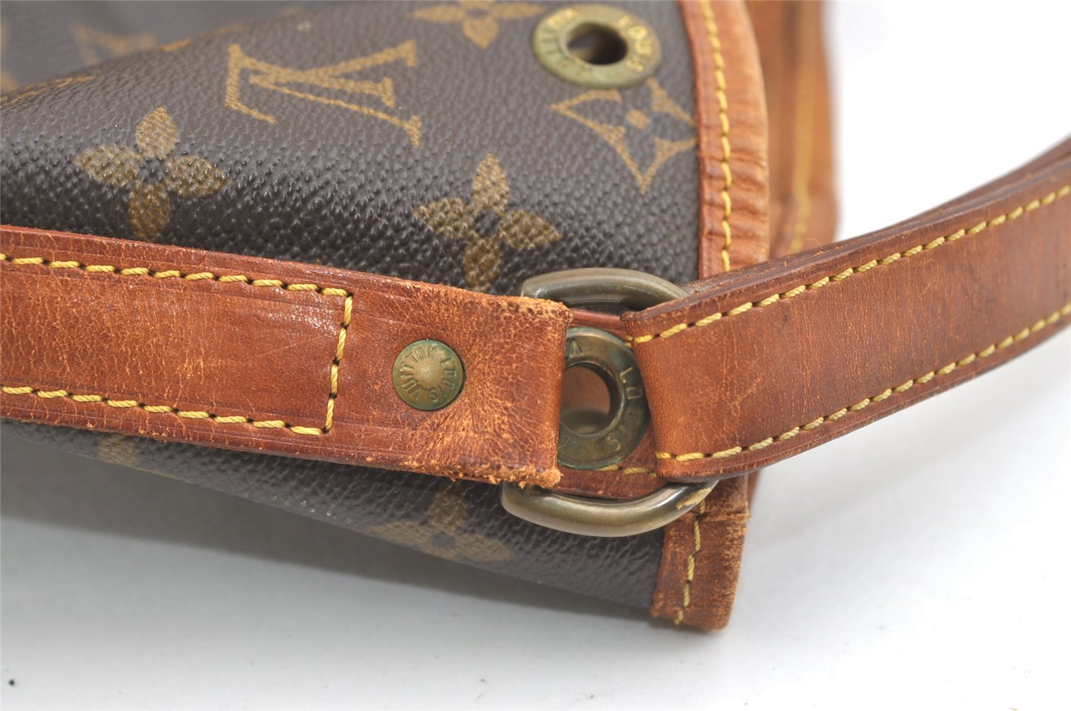 Authentic Louis Vuitton Monogram Noe Shoulder Drawstring Bag M42224 LV 1718K