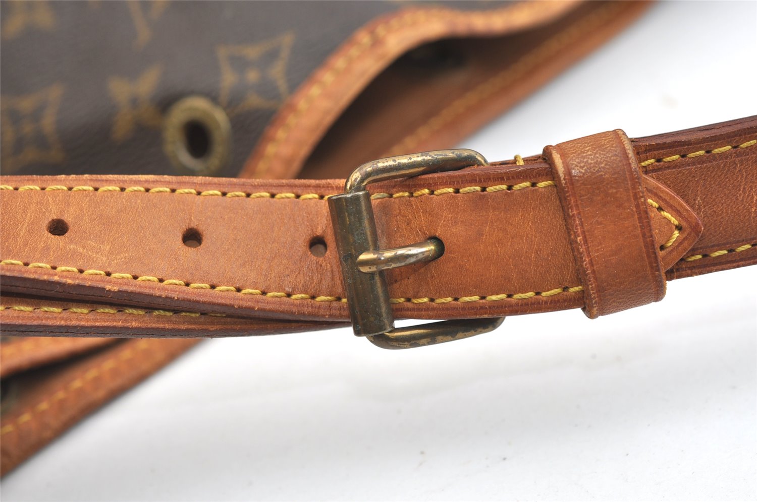 Authentic Louis Vuitton Monogram Noe Shoulder Drawstring Bag M42224 LV 1718K