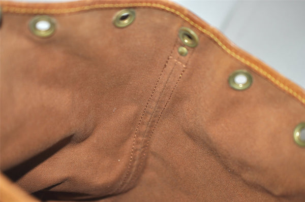 Authentic Louis Vuitton Monogram Noe Shoulder Drawstring Bag M42224 LV 1718K