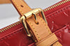 Authentic Louis Vuitton Vernis Rose Wood Avenue Shoulder Bag Red M93507 LV 1719I