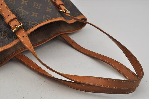 Authentic Louis Vuitton Monogram Bucket GM Shoulder Tote Bag M42236 Junk 1719J