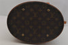 Authentic Louis Vuitton Monogram Bucket GM Shoulder Tote Bag M42236 Junk 1719J