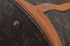 Authentic Louis Vuitton Monogram Bucket GM Shoulder Tote Bag M42236 Junk 1719J