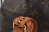 Authentic Louis Vuitton Monogram Bucket GM Shoulder Tote Bag M42236 Junk 1719J