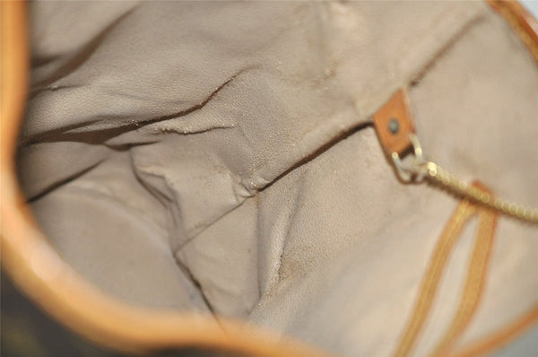 Authentic Louis Vuitton Monogram Bucket GM Shoulder Tote Bag M42236 Junk 1719J