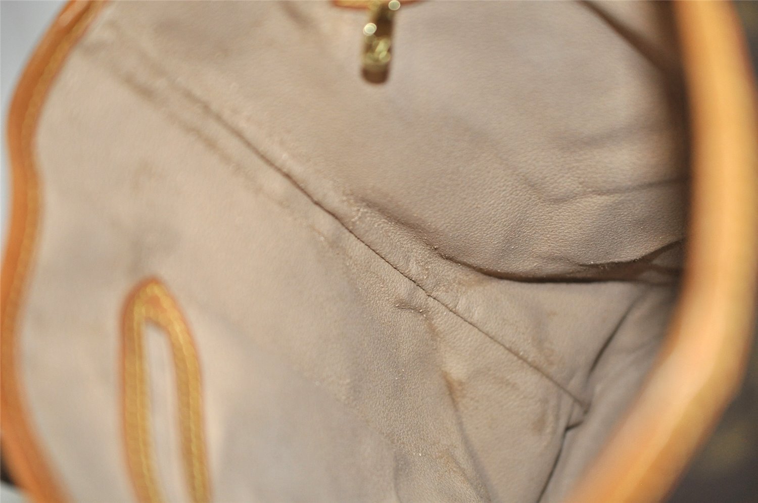 Authentic Louis Vuitton Monogram Bucket GM Shoulder Tote Bag M42236 Junk 1719J