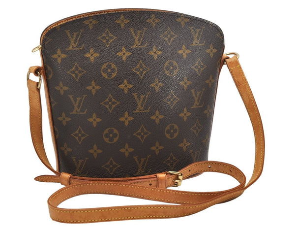 Authentic Louis Vuitton Monogram Drouot Shoulder Cross Body Bag M51290 LV 1719K