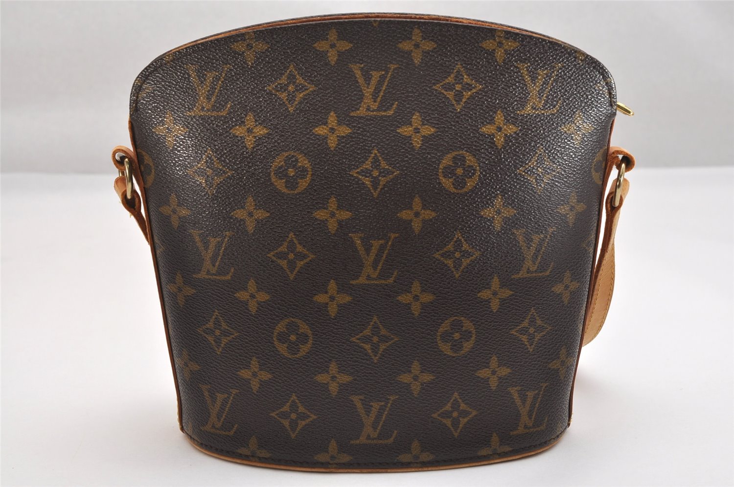Authentic Louis Vuitton Monogram Drouot Shoulder Cross Body Bag M51290 LV 1719K