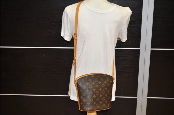 Authentic Louis Vuitton Monogram Drouot Shoulder Cross Body Bag M51290 LV 1719K