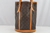 Authentic Louis Vuitton Monogram Bucket GM Shoulder Tote Bag M42236 Junk 1720I