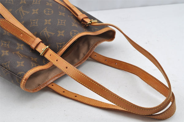 Authentic Louis Vuitton Monogram Bucket GM Shoulder Tote Bag M42236 Junk 1720I