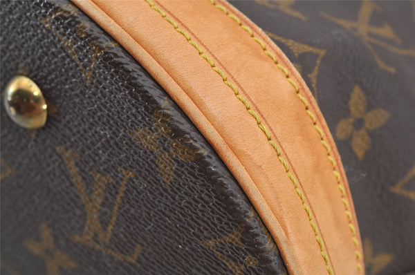 Authentic Louis Vuitton Monogram Bucket GM Shoulder Tote Bag M42236 Junk 1720I