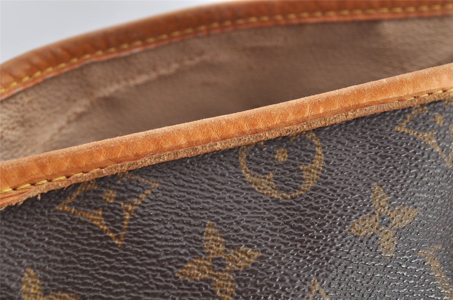 Authentic Louis Vuitton Monogram Bucket GM Shoulder Tote Bag M42236 Junk 1720I