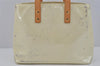 Authentic Louis Vuitton Vernis Reade PM Hand Bag Light Yellow M91336 LV 1720J