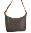Authentic Louis Vuitton Monogram Boulogne 30 Shoulder Cross Bag Old Model 1721J