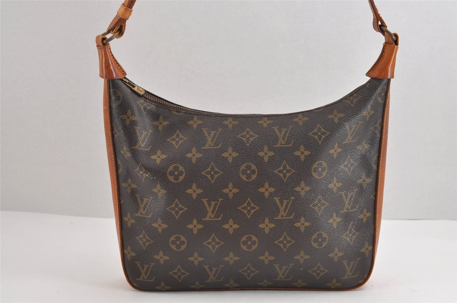 Authentic Louis Vuitton Monogram Boulogne 30 Shoulder Cross Bag Old Model 1721J