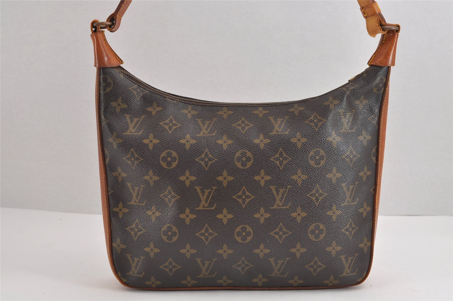 Authentic Louis Vuitton Monogram Boulogne 30 Shoulder Cross Bag Old Model 1721J
