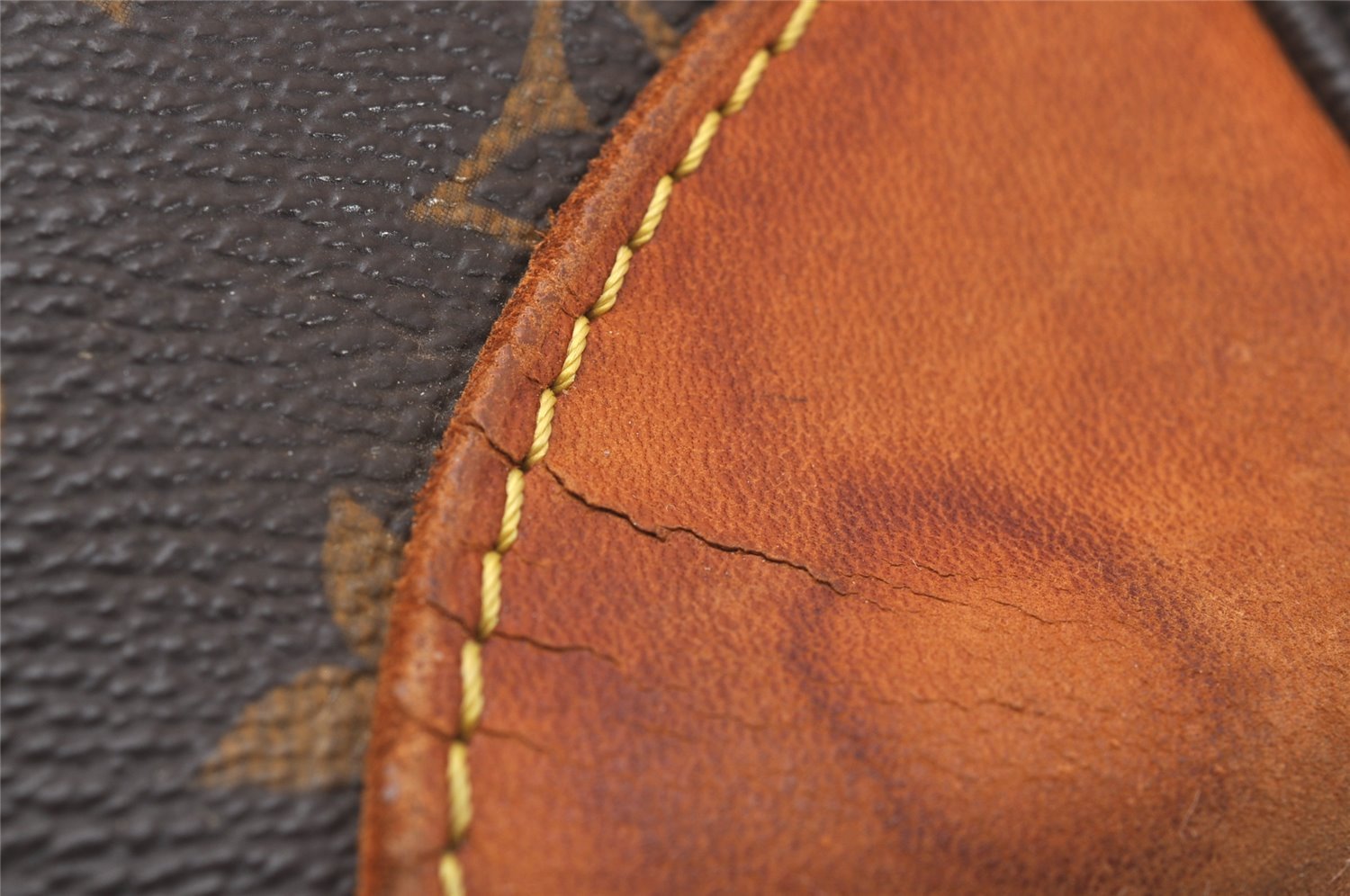 Authentic Louis Vuitton Monogram Boulogne 30 Shoulder Bag M52165 Junk 1722J