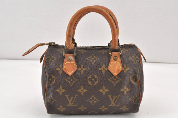 Authentic Louis Vuitton Monogram Mini Speedy Hand Bag Purse Old Model LV 1722K