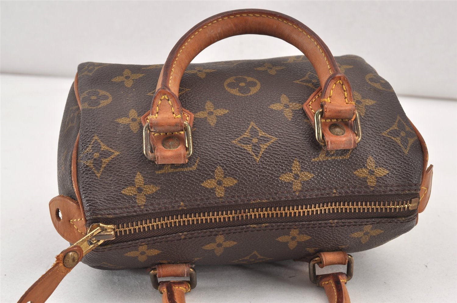 Authentic Louis Vuitton Monogram Mini Speedy Hand Bag Purse Old Model LV 1722K