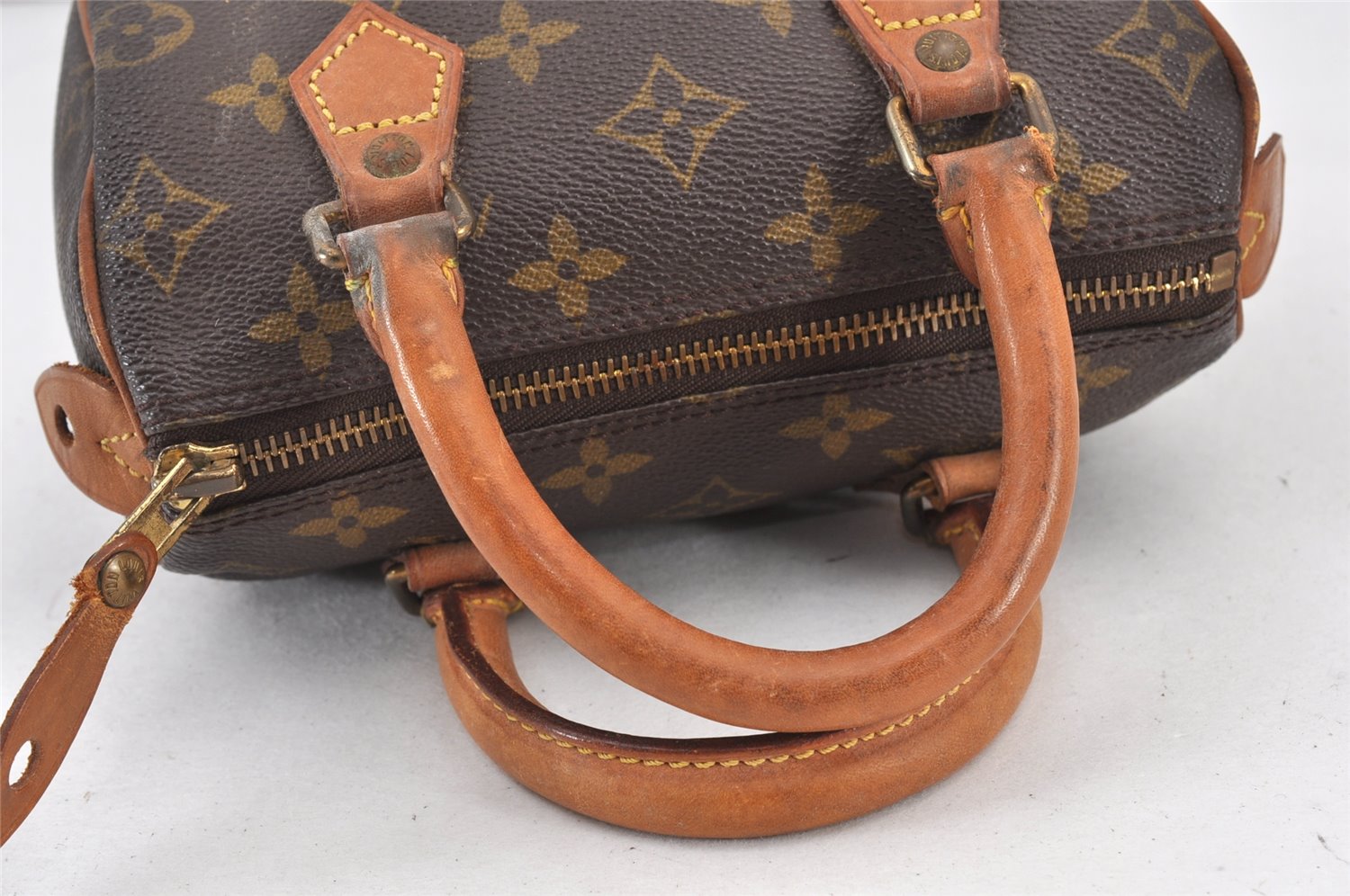 Authentic Louis Vuitton Monogram Mini Speedy Hand Bag Purse Old Model LV 1722K