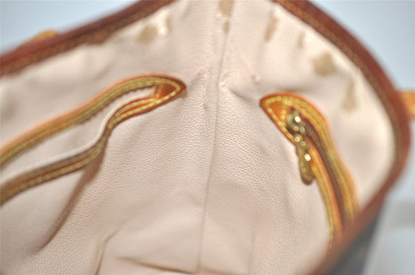 Authentic Louis Vuitton Monogram Bucket PM Shoulder Tote Bag M42238 LV 1724I