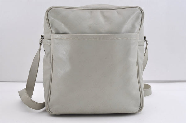 Authentic Louis Vuitton Monogram Defile Clarkson Shoulder Bag M92358 Gray 1724J