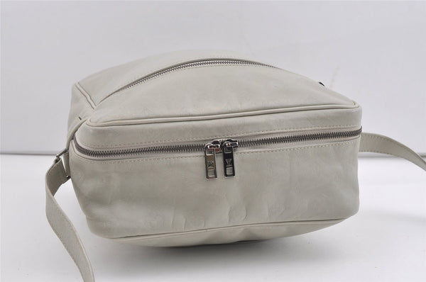 Authentic Louis Vuitton Monogram Defile Clarkson Shoulder Bag M92358 Gray 1724J