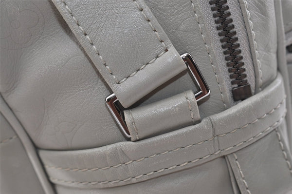 Authentic Louis Vuitton Monogram Defile Clarkson Shoulder Bag M92358 Gray 1724J