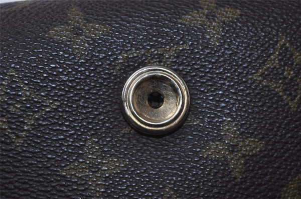 Authentic Louis Vuitton Monogram Bordeaux M51798 2Way Shoulder Clutch Bag 1725I