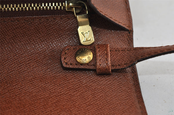 Authentic Louis Vuitton Monogram Bordeaux M51798 2Way Shoulder Clutch Bag 1725I